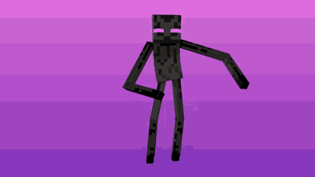 Demented Enderman Minecraft Gif GIF