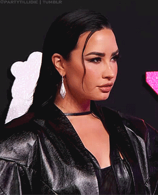 Demi Lovato Fierce Look GIF