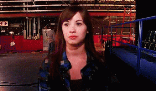 Demi Lovato Funny Wink GIF