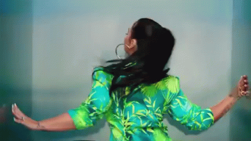 Demi Lovato Green Outfit Nature GIF