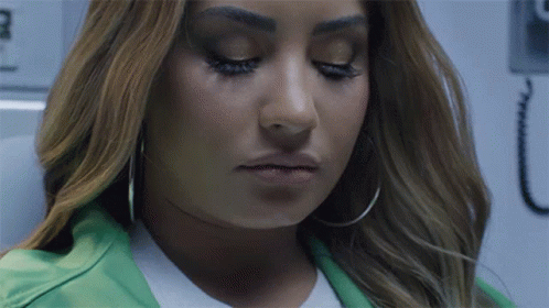Demi Lovato Open Eyes GIF