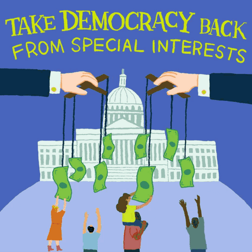 Democracy Puppet Interests GIF