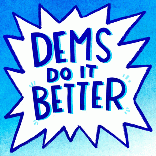 Democrat Does It Better Digital Art GIF