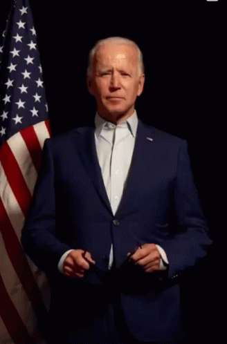 Democrat President Joe Biden Wearing Mask GIF