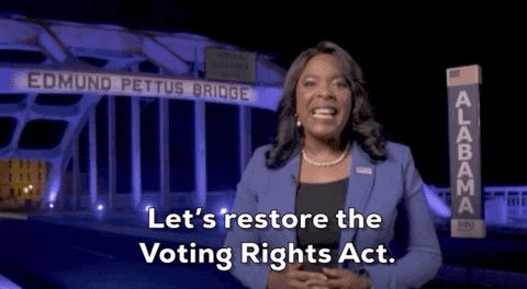 Democrat Terri Sewell Restore Voting Rights Act GIF