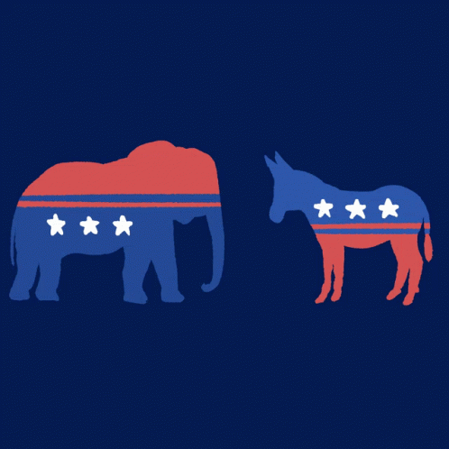 Democrats Unite Usa Animated Illustration GIF