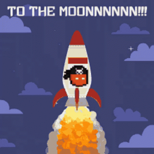 Demon Dao Rocket To The Moon GIF