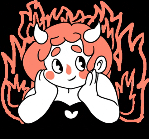 Demon Girl Pink GIF