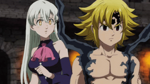 Demon King Meliodas And Elizabeth GIF