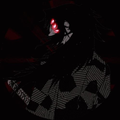 Demon Kokushibo In Black GIF