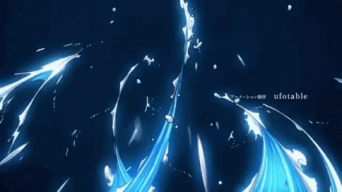 Demon Slayer Fighting Tanjiro Water Breathing Constant Flux GIF