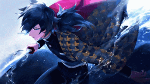 Demon Slayer Giyu Animation GIF