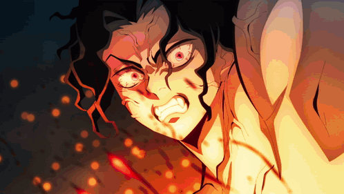 Demon Slayer Gyomei Angry State GIF