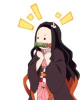 Demon Slayer Nezuko Kamado Sticker GIF