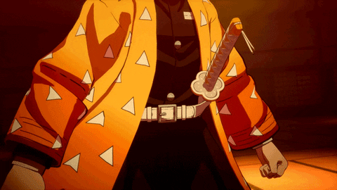 Demon Slayer Season 2 Agatsuma Fighting Stance GIF