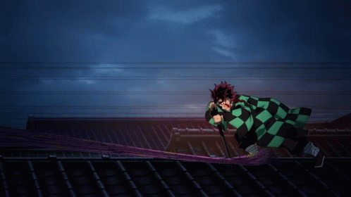 Demon Slayer Season 2 Tanjiro Powerful Attack GIF