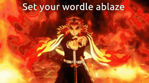Demon Slayer Set Your Wordle Ablaze