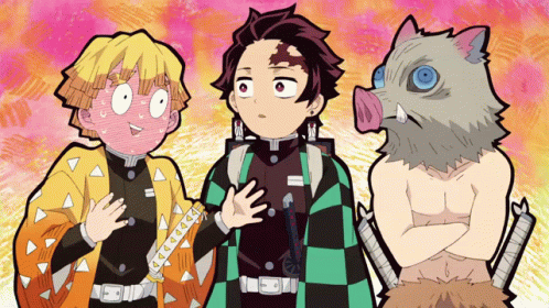 Demon Slayer Zenitsu Hot Seat GIF