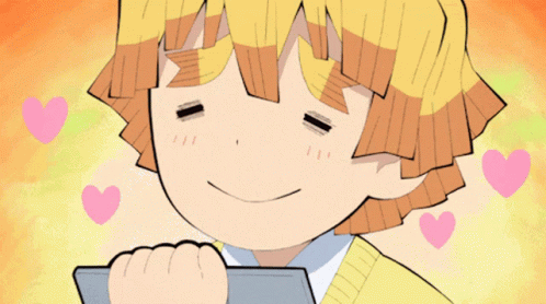 Demon Slayer Zenitsu In Love GIF