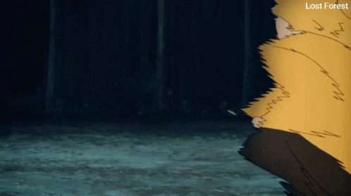 Demon Slayer Zenitsu Moon Silhouette GIF