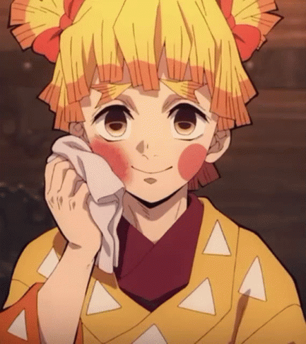 Demon Slayer Zenitsu Smiling GIF