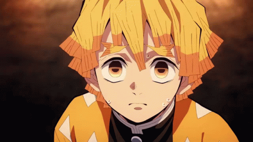 Demon Slayer Zenitsu Teary Eye GIF