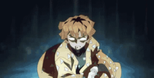 Demon Slayer Zenitsu Thunder Breathing Move GIF