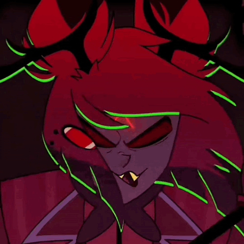 Demon Surrounded By Monsters With Red Eyes GIF