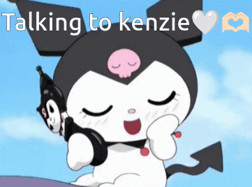 Demon Talking On Cell Phone GIF