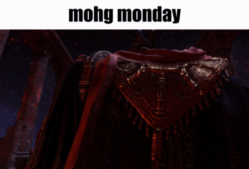Demon with Mohg Monday Text