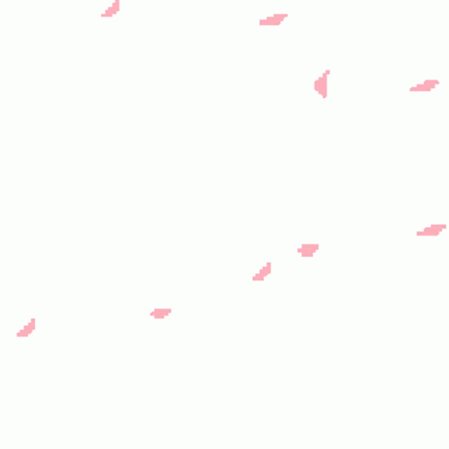 Demure Pink Falling Leaf GIF
