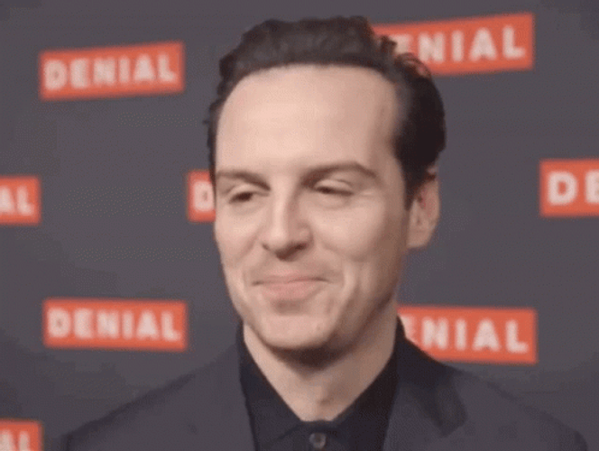 Denial Andrew Scott Pouting Interview GIF