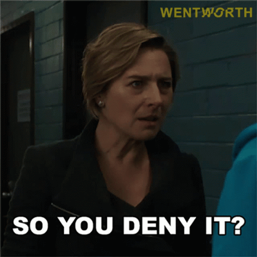 Denial Bridget Westfall Wentworth GIF