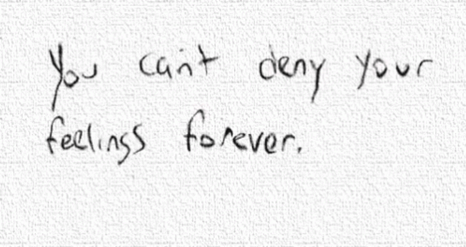 Denial Handwritten Message Design GIF