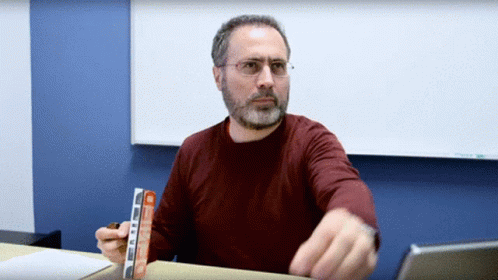 Man Put A Stamp Denied In His Paper GIF