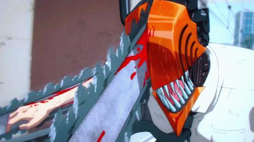 Denji Chainsaw Got Angry GIF