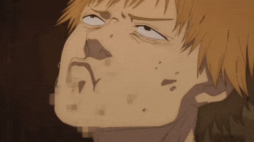 Denji Chewing Slowly GIF