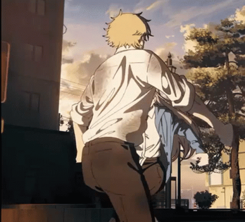 Denji Dances With Someone GIF