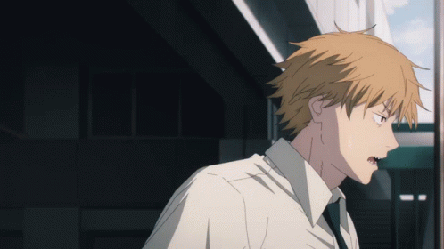 Denji Got Scared GIF
