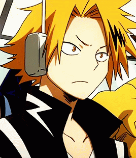 Hero Academia Denki Worried Face GIF