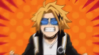 Hilarious Hero Academia Angry Denki GIF