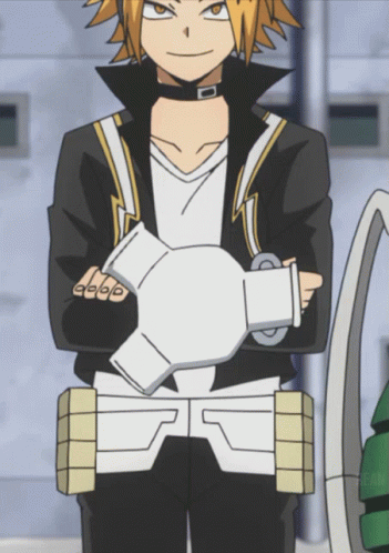 Hero Academia Awesome Denki Walking GIF