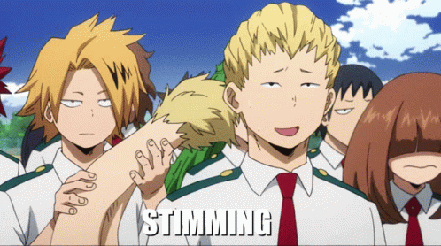 Hero Academia Denki Stimming GIF