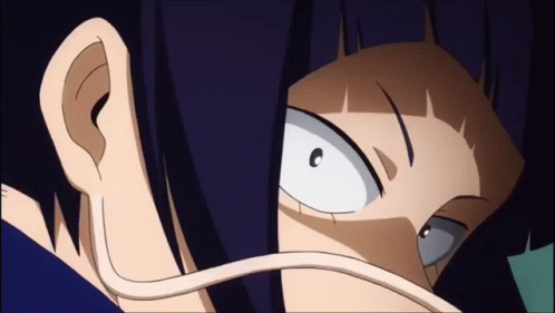Hero Academia Kyoka Denki Fighting GIF