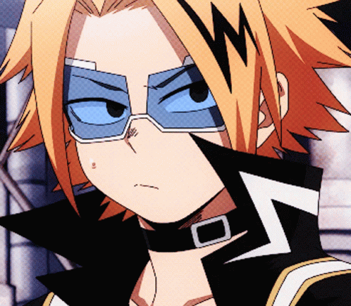 Hero Academia Denki Walking Talking GIF