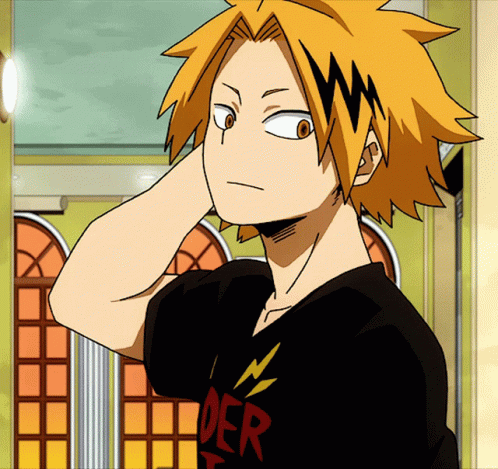 Cool Hero Academia Denki Talking GIF