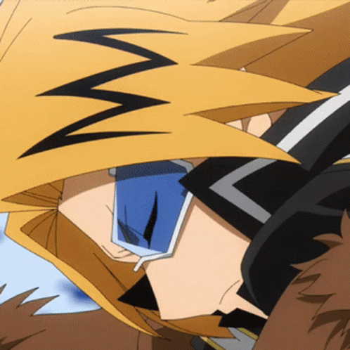 Hero Academia Denki You'll Get Shocked GIF