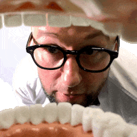 Dentist Check Up Close Dental Drill GIF