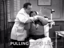 Dentist Patient Chaotic Pulling Teeth GIF
