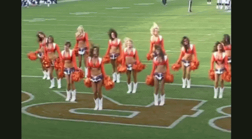 Denver Broncos Cheerleaders Dancing GIF